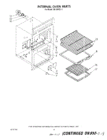 03 - Internal Oven parts for Whirlpool Oven SB100PES1 from AppliancePartsPros.com