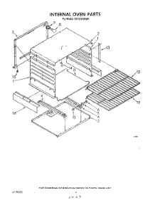 03 - Internal Oven parts for Whirlpool Range SF335ESRW0 from AppliancePartsPros.com