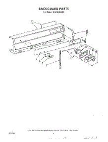03 - Backguard parts for Whirlpool Range SF514ESPW0 from AppliancePartsPros.com