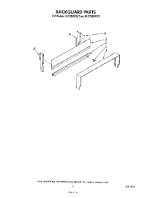04 - Backguard parts for Whirlpool Range SF332BERW2 from AppliancePartsPros.com