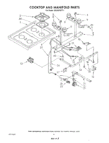 06 - Cook Top And Manifold parts for Whirlpool Range SS333PSTT1 from AppliancePartsPros.com