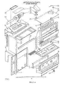 07 - Upper Oven parts for Whirlpool Range SM958PESW5 from AppliancePartsPros.com