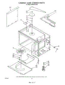 09 - Cabinet And Stirrer parts for Whirlpool Range SM958PESW5 from AppliancePartsPros.com