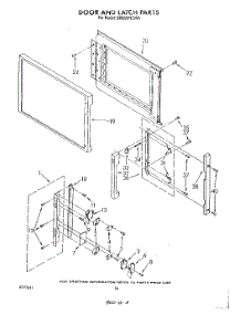 11 - Door And Latch parts for Whirlpool Range SM958PESW5 from AppliancePartsPros.com