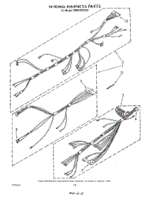 12 - Wiring Harness , Literature And Optional parts for Whirlpool Range SM958PESW5 from AppliancePartsPros.com