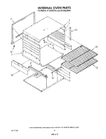 06 - Internal Oven parts for Whirlpool Range SF305EERW3 from AppliancePartsPros.com