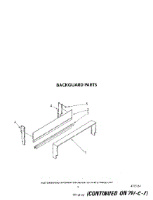 03 - Back Guard parts for Whirlpool Range SF302ESRW4 from AppliancePartsPros.com