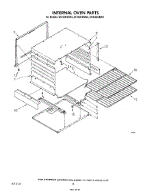 06 - Internal Oven parts for Whirlpool Range SF302ESRW4 from AppliancePartsPros.com