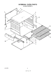 03 - Internal Oven parts for Whirlpool Range SS333PETT0 from AppliancePartsPros.com