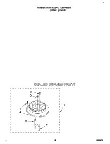 04 - Sealed Burner parts for Whirlpool Range TGR61W2BW1 from AppliancePartsPros.com