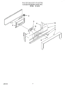 04 - Backguard parts for Whirlpool Range SF318PEWW1 from AppliancePartsPros.com