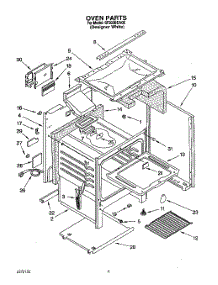 04 - Oven parts for Whirlpool Range SF302BEAQ0 from AppliancePartsPros.com