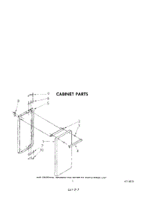 03 - Cabinet parts for Whirlpool Range SF514ESRW1 from AppliancePartsPros.com