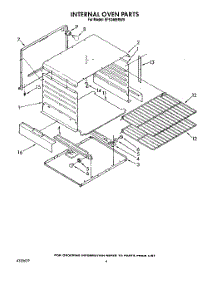 04 - Internal Oven parts for Whirlpool Range SF5340ERW9 from AppliancePartsPros.com