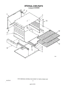 03 - Internal Oven parts for Whirlpool Range SF331PSRW0 from AppliancePartsPros.com