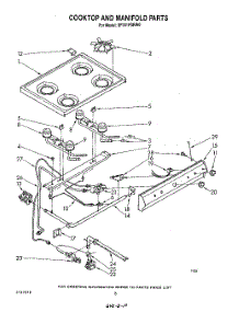 06 - Cooktop And Manifold, Literature And Optional parts for Whirlpool Range SF331PSRW0 from AppliancePartsPros.com