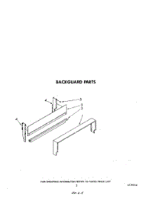 04 - Backguard parts for Whirlpool Range SF010ESRW1 from AppliancePartsPros.com