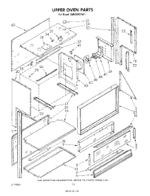 07 - Upper Oven parts for Whirlpool Range SM958PEPW1 from AppliancePartsPros.com