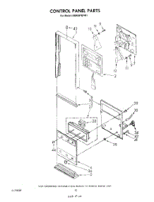 08 - Control Panel parts for Whirlpool Range SM958PEPW1 from AppliancePartsPros.com