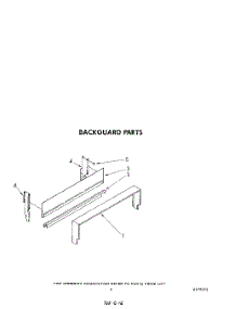 03 - Backguard parts for Whirlpool Range SF302ESRW1 from AppliancePartsPros.com