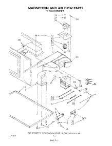 10 - Magnetron And Airflow parts for Whirlpool Range SM958PEPW1 from AppliancePartsPros.com