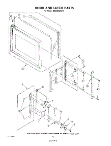 11 - Door And Latch parts for Whirlpool Range SM958PEPW1 from AppliancePartsPros.com