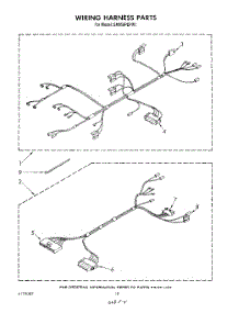 12 - Wiring Harness , Literature And Optional parts for Whirlpool Range SM958PEPW1 from AppliancePartsPros.com