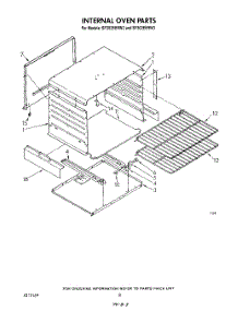 06 - Internal Oven parts for Whirlpool Range SF302EERW2 from AppliancePartsPros.com