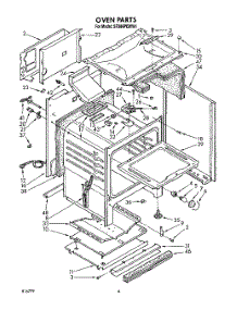 05 - Oven parts for Whirlpool Range SF386PEWW1 from AppliancePartsPros.com