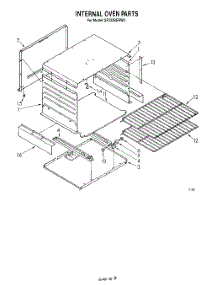 03 - Internal Oven parts for Whirlpool Range SF332BERW0 from AppliancePartsPros.com