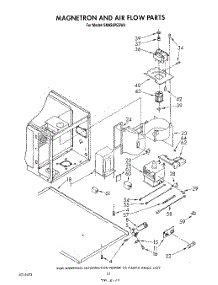 08 - Magnetron And Airflow parts for Whirlpool Range SM958PESW4 from AppliancePartsPros.com