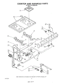 06 - Cooktop And Manifold , Literature And Optional parts for Whirlpool Range SF332BERW0 from AppliancePartsPros.com