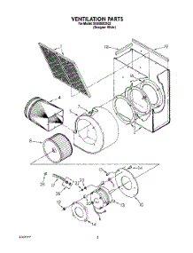 02 - Ventilation parts for Whirlpool Cooktop SC8900EXQ2 from AppliancePartsPros.com