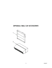 03 - Optional Wall Cap Accessories parts for Whirlpool Cooktop SC8900EXQ2 from AppliancePartsPros.com