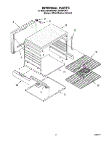 05 - Internal parts for Whirlpool Range SF318PEWZ1 from AppliancePartsPros.com