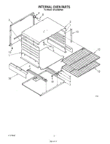 04 - Internal Oven parts for Whirlpool Range SF5340ERW0 from AppliancePartsPros.com