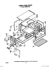06 - Upper Oven parts for Whirlpool Range SE950PEPW0 from AppliancePartsPros.com