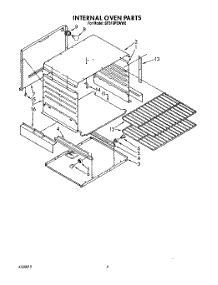 03 - Internal Oven parts for Whirlpool Range SF316PEWW0 from AppliancePartsPros.com