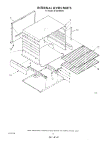 06 - Internal Oven parts for Whirlpool Range SF3001ERW1 from AppliancePartsPros.com