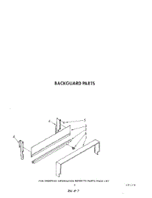 04 - Backguard parts for Whirlpool Range SF3020ERW5 from AppliancePartsPros.com