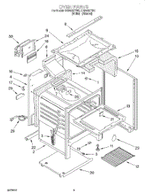04 - Oven parts for Whirlpool Range SF3000EYW5 from AppliancePartsPros.com