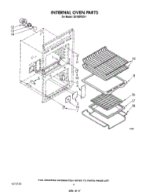 03 - Internal Oven parts for Whirlpool Oven SB100PSR1 from AppliancePartsPros.com