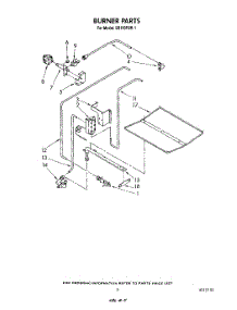 04 - Burner parts for Whirlpool Oven SB100PSR1 from AppliancePartsPros.com