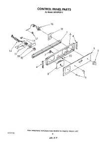 06 - Control Panel parts for Whirlpool Oven SB100PSR1 from AppliancePartsPros.com