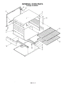 03 - Internal Oven parts for Whirlpool Range SF310PERW4 from AppliancePartsPros.com