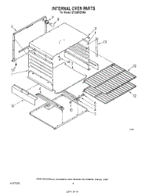 03 - Internal Oven parts for Whirlpool Range SF336PERW0 from AppliancePartsPros.com