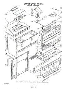 07 - Upper Oven parts for Whirlpool Range SM958PESW0 from AppliancePartsPros.com