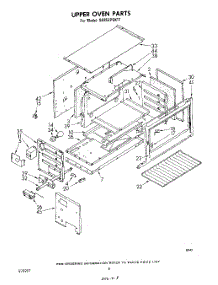 06 - Upper Oven parts for Whirlpool Range SE953PSKT1 from AppliancePartsPros.com