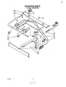 03 - Manifold parts for Whirlpool Range SF330PSPW0 from AppliancePartsPros.com