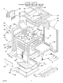 05 - Oven parts for Whirlpool Range SF387PEYB6 from AppliancePartsPros.com